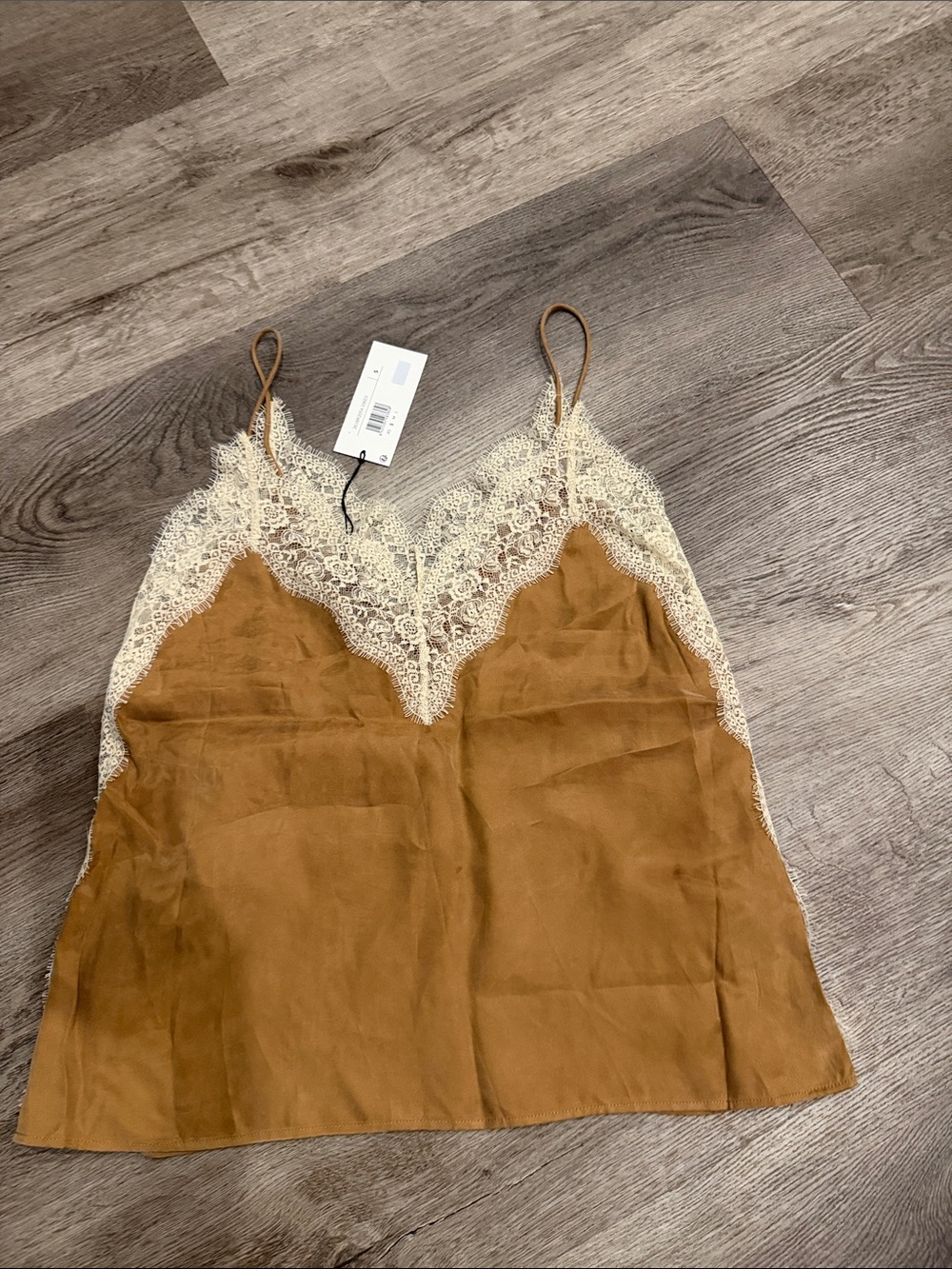 Bimba Y Lola Women’s Lace Trim V Neck Top - Picture 7 of 8